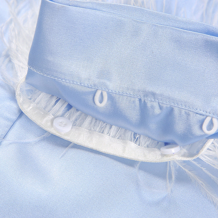 Pijama Corto Plumas Novia