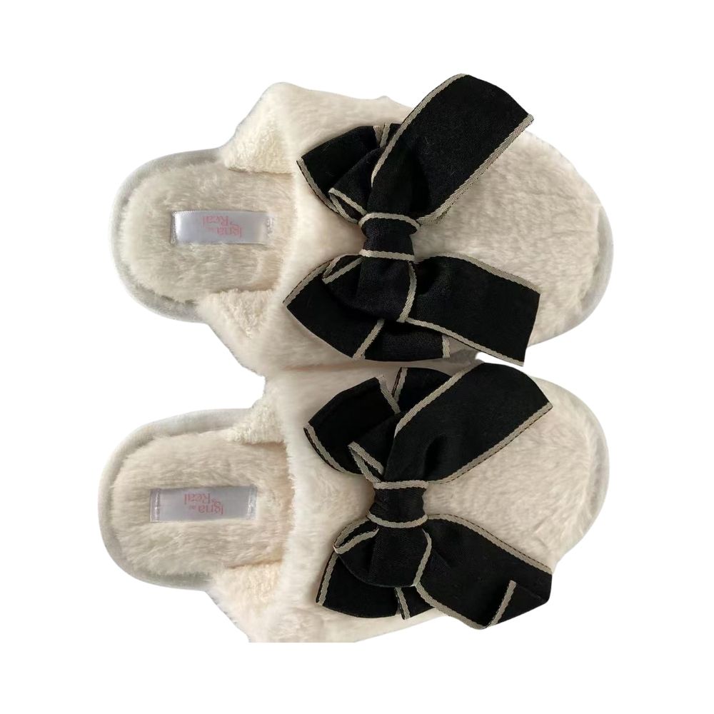 Pantuflas Ribbon Negra