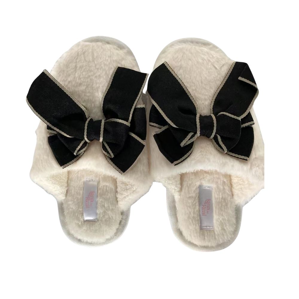 Pantuflas Ribbon Negra