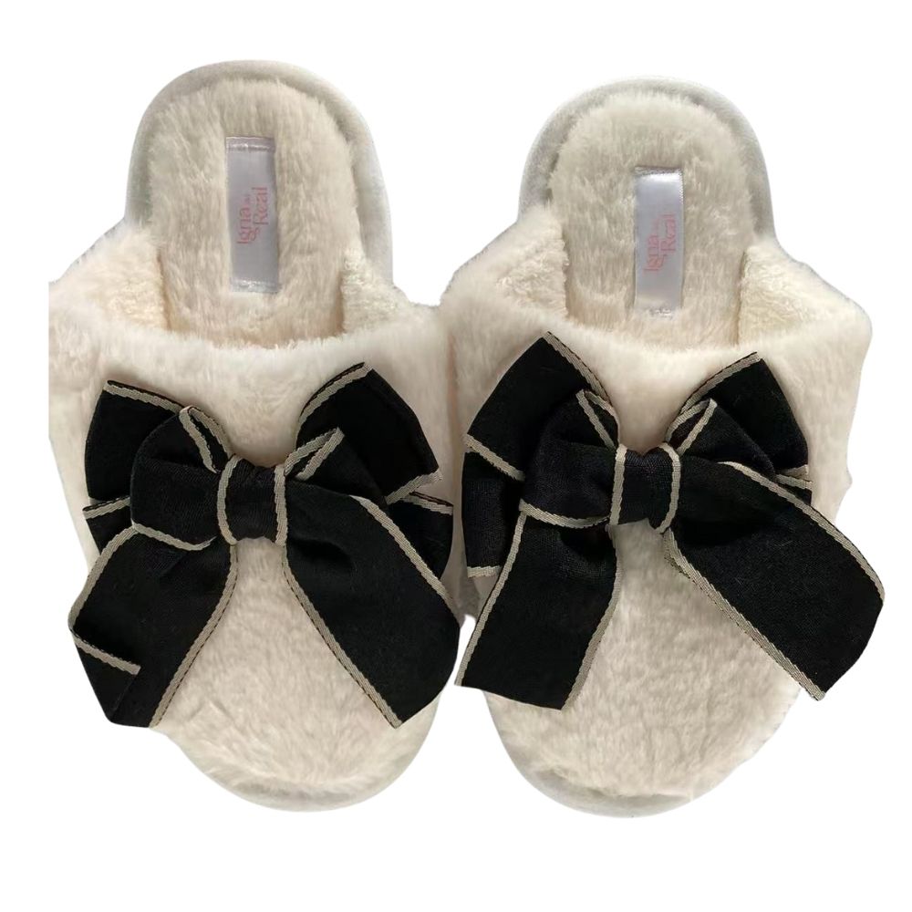 Pantuflas Ribbon Negra