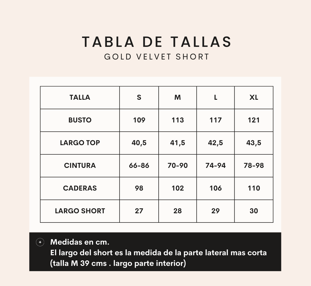 Velvet Gold Short