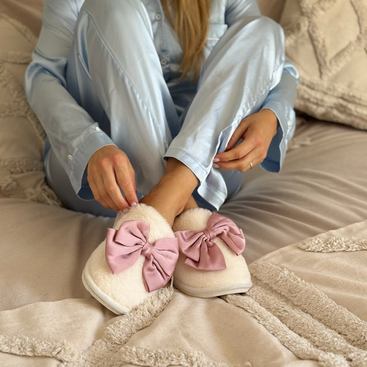 Pantuflas Ribbon Rosa