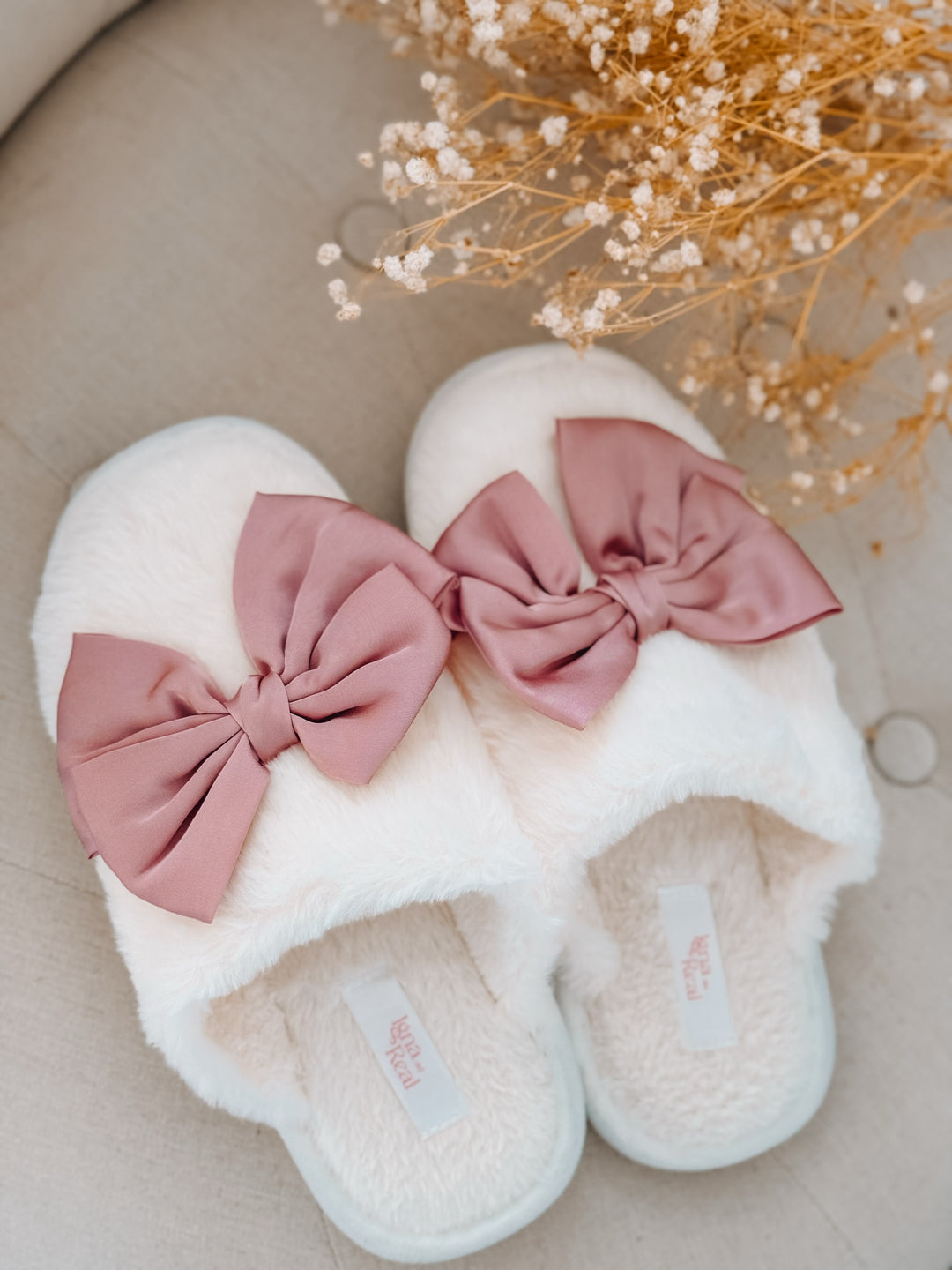 Pantuflas Ribbon Rosa