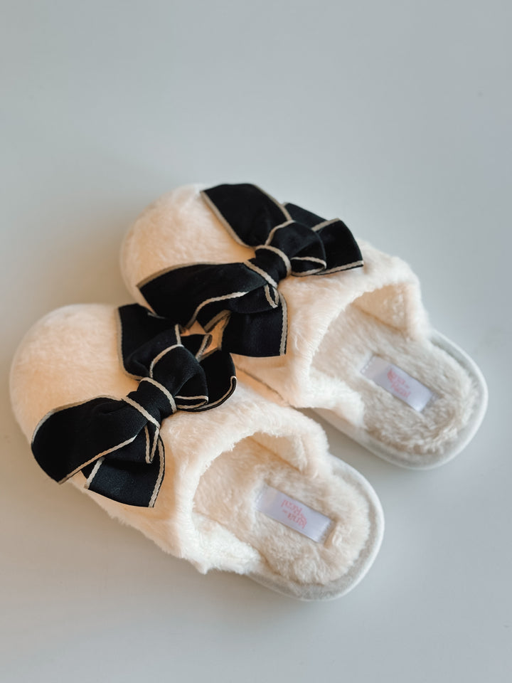 Pantuflas Ribbon Negra