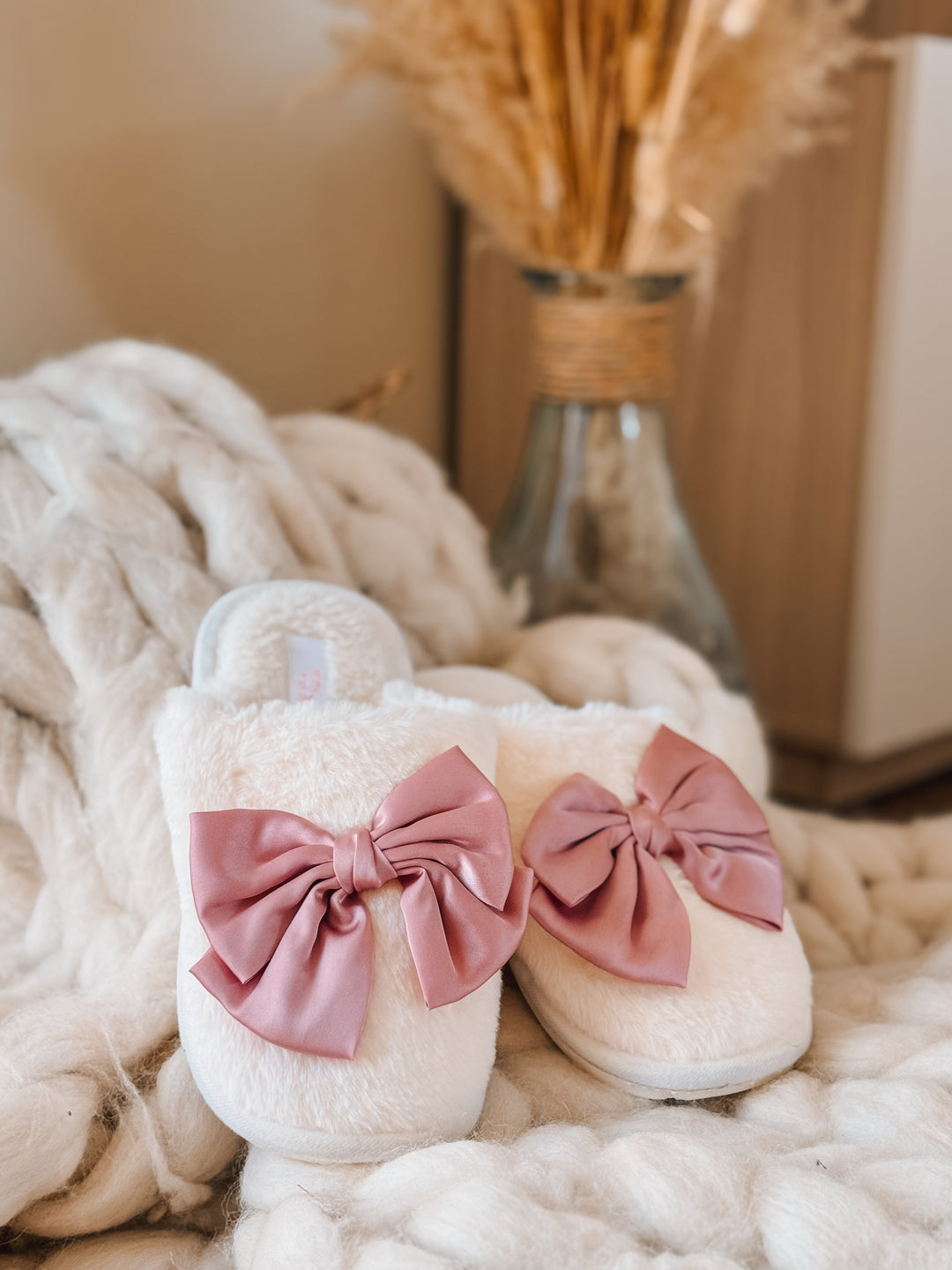 Pantuflas Ribbon Rosa