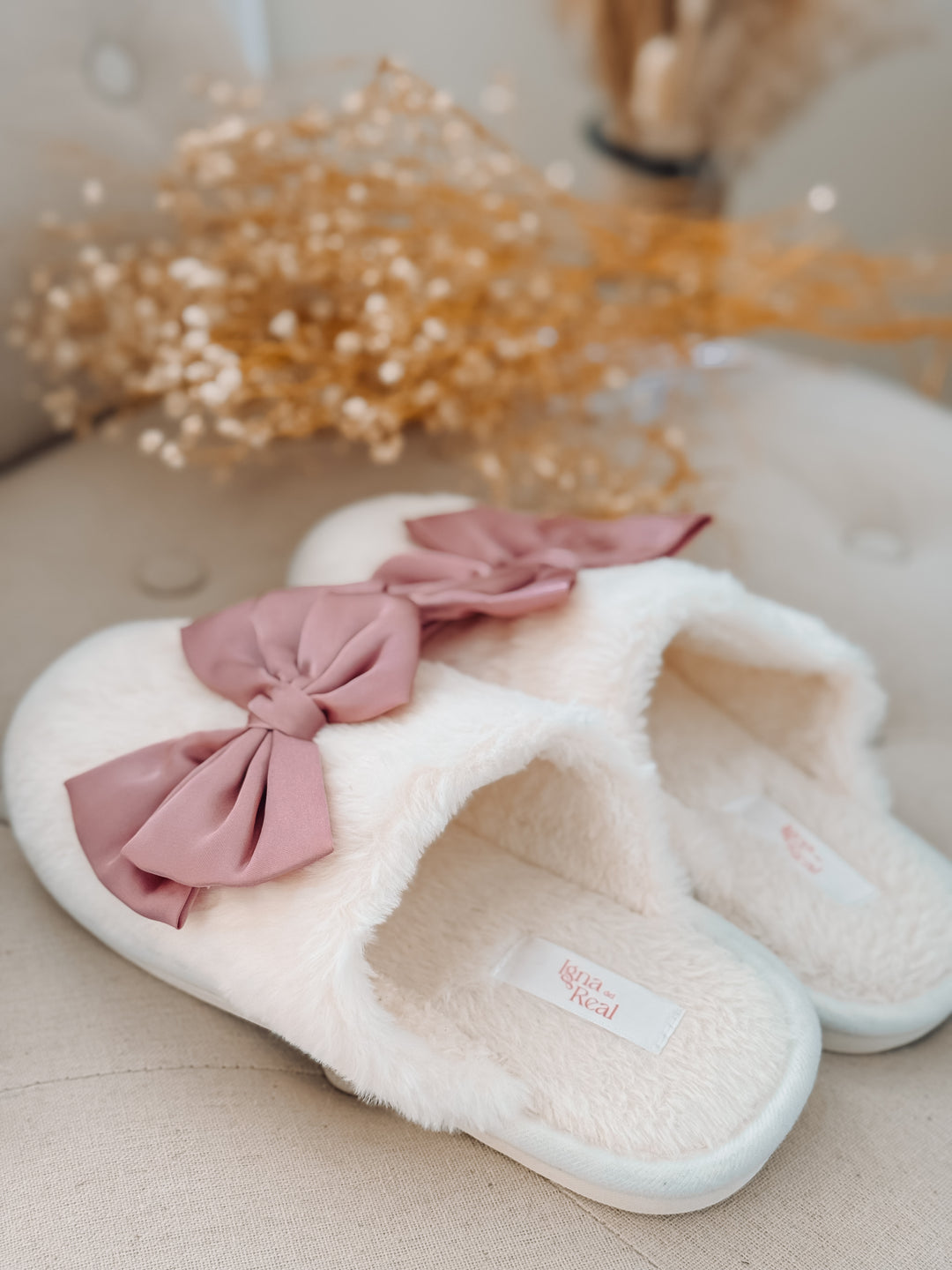 Pantuflas Ribbon Rosa