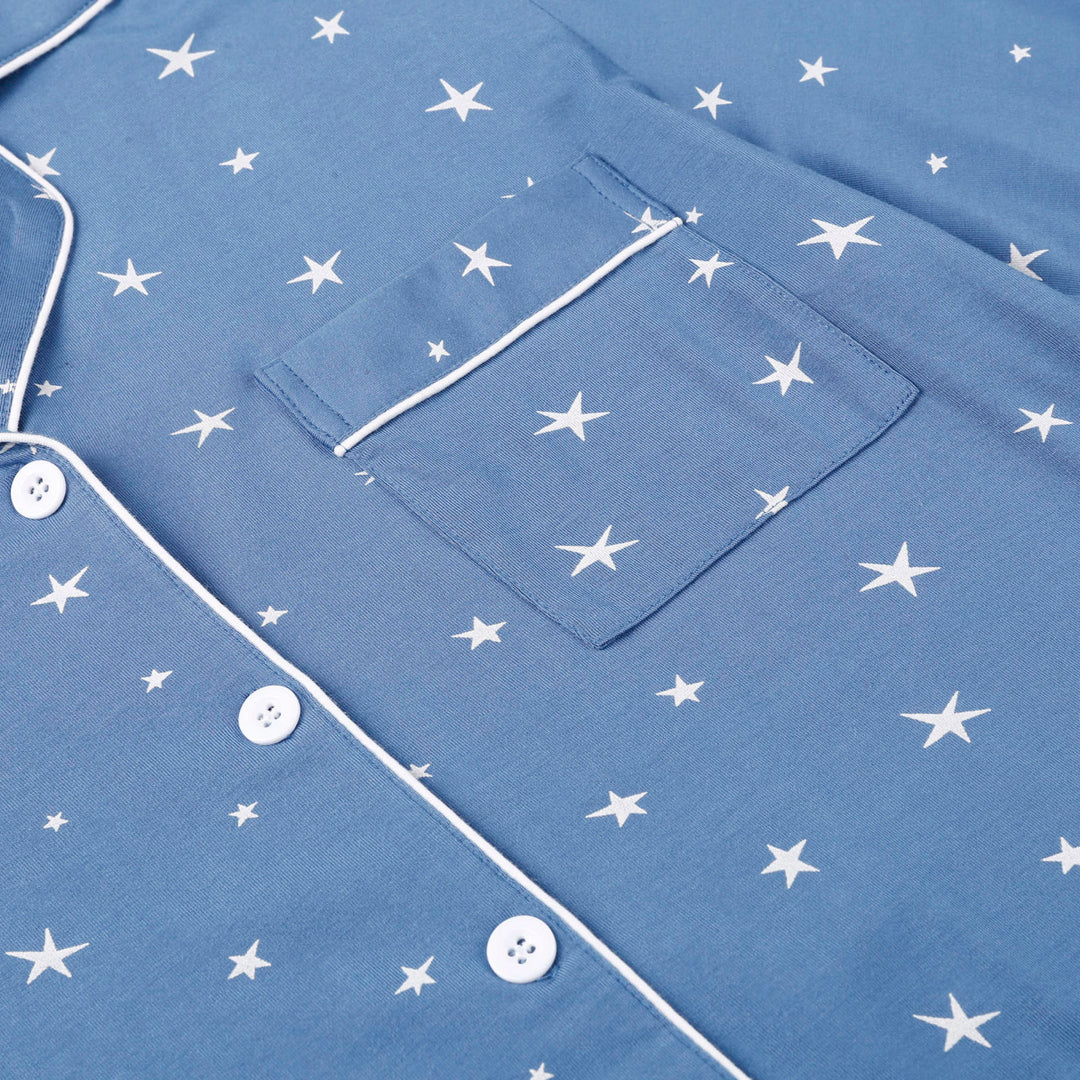 Pijama Bambú Largo Estrellas