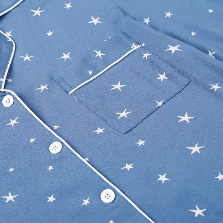 Pijama Bambú Largo Estrellas